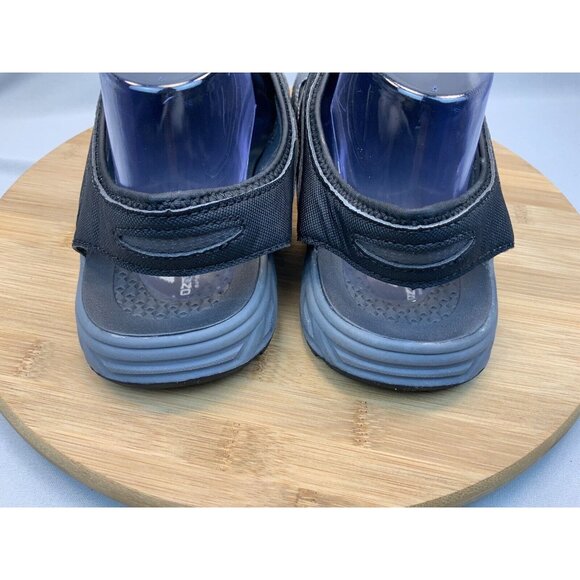 Ozark Trail Sandal 7 Mens Closed Toe Sport Hiking Adj Bungee Tie Grey Black - Picture 4 of 6